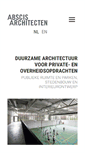 Mobile Screenshot of abscis-architecten.be
